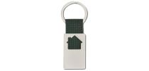 Metal  Canvas House Shaped Keyring
