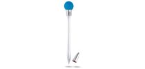 Lught Bulb With Silver Barrel