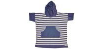 Ocean Stripe Medium Poncho