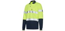 Hi-Vis Day / Night Long Sleeve Cool Breathe Safety Polo