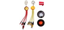 Custom Shape Light Up Charging Cable with Keyring