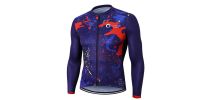 Men's Sublimated Long Sleeve Cycling Jersey