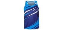 Men's 100%Polyester Sublimated Sports Singlet