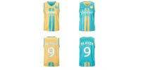 Unisex Adults 100% Polyester Sublimated Reversible Basketball Singlet