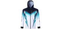 Men's 100% Polyester Sublimated Fishing Hooded Jacket