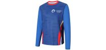 Men's Polyester Spandex Sublimated Sun Protection Long-sleeved T-shirt