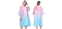 100%Microfibre Sublimation Hooded Change Towel with Zip