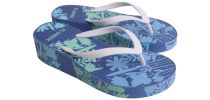 Rubber Platform Talking Footprint Thongs