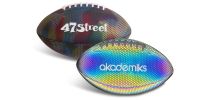 Holographic Glowing American Football
