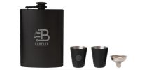 Stainless Steel Hip Flask Set
