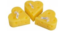 Heart Shape Cheese Candles