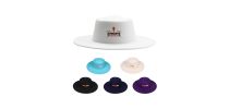 Flat Top Felt Fedora Hat