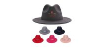 Felt Wide Brim Fedora Hat