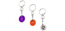 Enamel Trolley Coin Keyring
