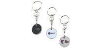 Printed Trolley Coin Keyring
