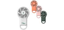 Carabiner Mini Fan with LED Light