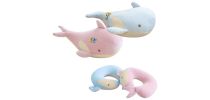 Whale Shaped 2 In 1 Travel Pillow