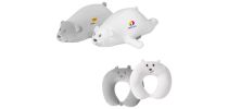 Bear Shaped 2 In 1 Travel Pillow