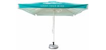 3x3m Square Market Umbrellas With Valances