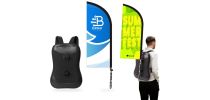 Feather Backpack Flag