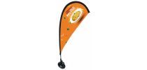 Teardrop Suction Cup Flag