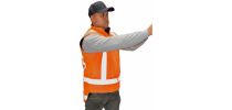 Workguard Reversible Fleece Lined Safety Vest Day/Night