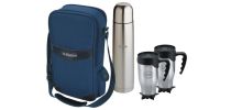 Deluxe Coffee Set 3 (Flask And Mug Engraved. Bag Printed)
