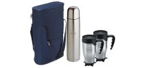 Estate Coffee Set 1 (Flask And Mug Engraved. Bag Unprinted)