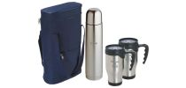 Estate Coffee Set 3 (Flask And Mug Engraved. Bag Unprinted)
