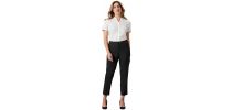 Womens Renew 7/8 Mid-Waist Slim Leg Pant