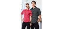 Ladies Cuban Short Sleeve Shirt