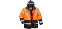 HiVis Contrast Winter Traffic Two-tone Jacket