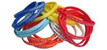 Thin 6Mm Silicon Wristbands (Indent Only)