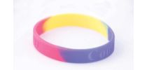Multi-Coloured Silicone Wrist Band