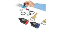 2-in-1 Music Splitter Keychain with Stylus