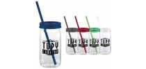 Liberty 600ml Square Mason Jar