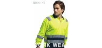 New Unisex Adults Hi-Vis Polyface / Cotton Back Polo With Reflective Tape