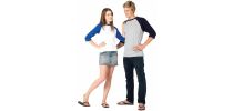 Men's 3/4 Sleeve Raglan T Shirts