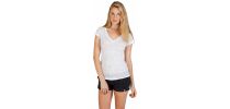 Ladies Burnout V-neck T-shirt