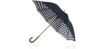 Umbrella 58cm Double Canopy Shelta Black Check