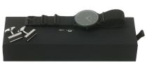 Set Uomo Black (watch & Cufflinks)