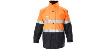 Mens Foundations Hi-Visibility 6 In 1 Two Tone Jacket With Tape