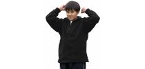 Youth Detailed Polar Fleece Pullover