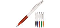 Plastic Pen Ballpoint White Yonna