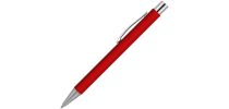 Metal Pen Ballpoint Executive Matte Rubber Michaela - Red