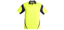 Mens Hi Vis Aztec Polo - Short Sleeve