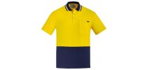 Mens Hi Vis Cotton S/S Polo