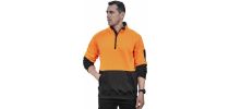 Unisex Hi Vis Half Zip Pullover