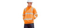 Unisex Hi Vis VIC Rail 1/4 Zip Pullover