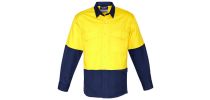 Mens Rugged Cooling Hi Vis Spliced Shirt